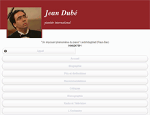 Tablet Screenshot of jeandubepiano.org
